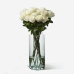White roses bouquet